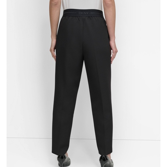 DKNY Women's Pull-On black Trousers/size L - Picture 2 of 6
